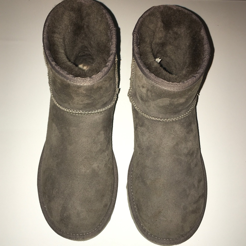 Gray Mini UGG Boots Women’s 7